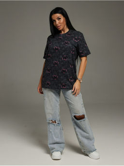 Футболка Принт графит женская - София фото 5