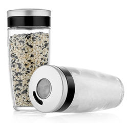 Набор баночек для специй Walmer Magny, 2 шт, 0.08 л, цвет стальной  фото 2