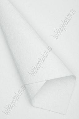 Фетр жесткий 2 мм (10 листов) SF-1944, белый №074