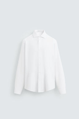 SLIM FIT TEXTURED SHIRT - Zara фото 6