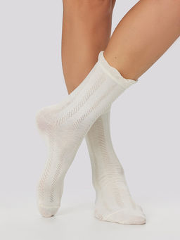 Носки женские Mark Formelle набор 3 пары молочный  фото 3