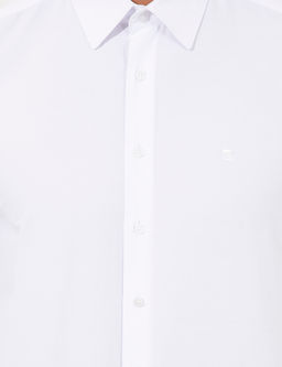 Beyaz Slim Fit Uzun Kollu Klasik G_mlek