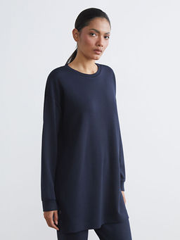 Soft Touch Oversize Kad?n Sweatshirt Tunik