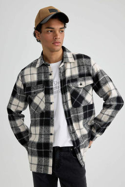 Рубашка Lumberjack с длинным рукавом в клетку обычного кроя - Defacto фото 6