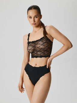 Infinity / Трусы стринги с высокой талией жен. Abebi черный - Infinity Lingerie фото 3