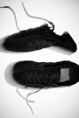 ZAPATILLAS BAILARINAS DE ANTE Y NAILON - H&m фото 4