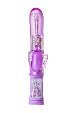 Вибратор с клиторальным стимулятором TOYFA A-Toys High-Tech fantasy, TPE, фиолетовый, 22,4 см