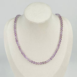 Колье из лавандового Аметиста