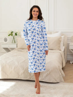 Сорочка женская Нина Голубой - Modamica фото 54