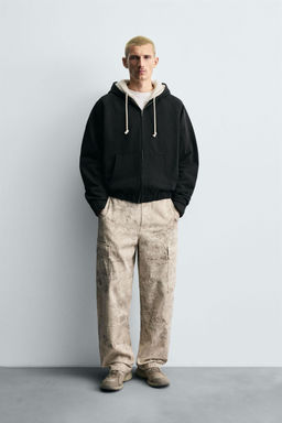 STRAIGHT-LEG CARGO TROUSERS