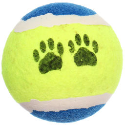 Цена за 6 шт. Мяч для активных игр "Счастливый хвост!", цвет синий/салатовый, d-6см