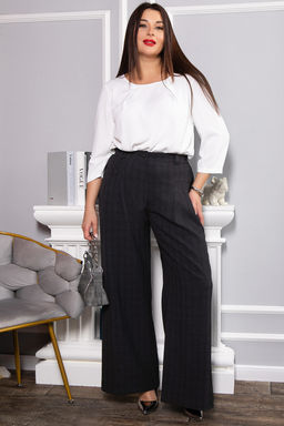 Брюки палаццо Креатив (темно-серые) Б14655-24М - Lt collection фото 8