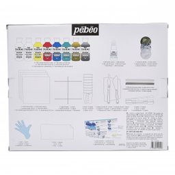 Краска акриловая PEBEO подарочный набор акриловых красок для Флюид Арт 118 мл 524600