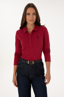 Kad_n Koyu Frambuaz Basic Sweatshirt Sepette S_rpriz _ndirim