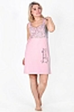 Сорочка Дора С-264А (42-56) кулирка - Лотос фото 9