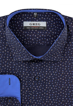 Сорочка мужская длинный рукав GREG 253/131/2146/ZN/1