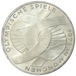 10 марок 1972 года G Германия XX летние Олимпийские Игры, Мюнхен 1972  Узел