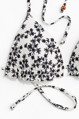 Top de bikini de tri?ngulo con push-up - H&m фото 5