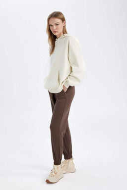 Длинные спортивные штаны для джоггеров стандартного кроя с карманами - Defacto фото 3