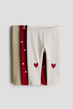 Pack de 3 leggings en punto de algod?n - H&m фото 2