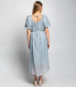 Платье #КТ6185, серо-голубой