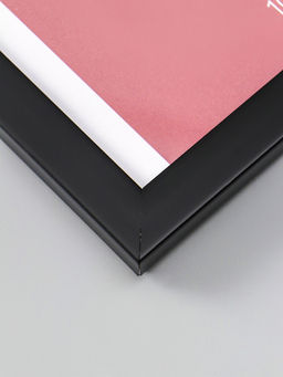 Фоторамка для фото 10×15 см Oframe, пластик, чёрный, (пластиковый экран)