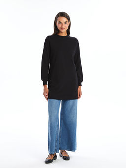 Bisiklet Yaka Kad?n Sweatshirt Tunik