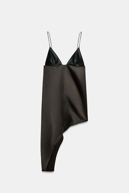 ASYMMETRIC CONTRAST TOP ZW COLLECTION - Zara фото 6