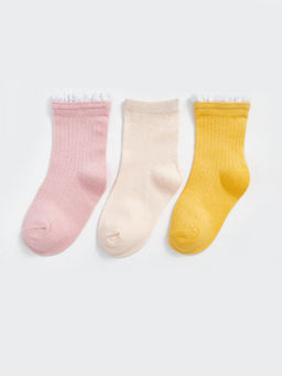 Basic K?z Bebek Soket ?orap 3l?