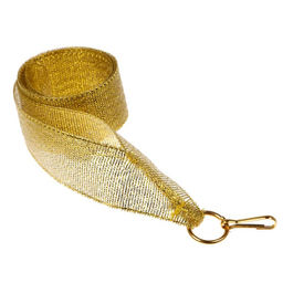 Цена за 10 шт. Лента для медали, золотистая