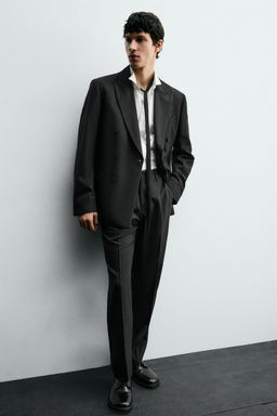 PLEATED SUIT TROUSERS - Zara фото 5