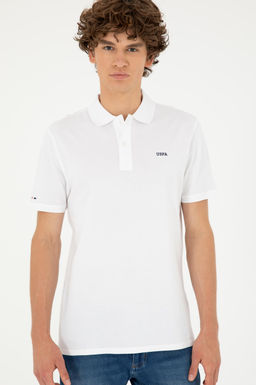 Футболка U.S. Polo Assn мужская белая из хлопка  фото 10