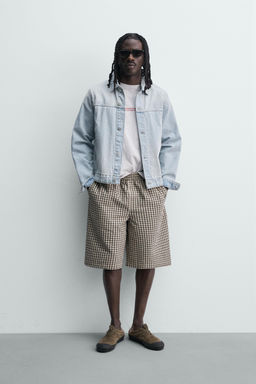 CAZADORA DENIM B?SICA / Azul claro