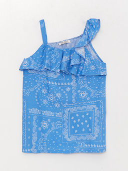 Desenli K?z ?ocuk Bluz