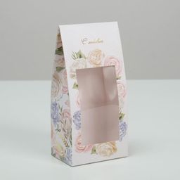 Цена за 5 шт. Коробка складная С любовью, 9 19 6 см