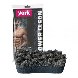 Губка массажная БЛЭК, Black@White YORK арт. 011031, 011070, 0110880
