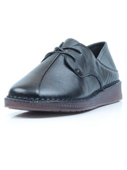 03-5905 BLACK Полуботинки женские (натуральная кожа) - Фабричный китай фото 6