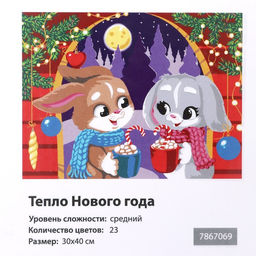 Картина по номерам на холсте с подрамником «Новый год!», 30 × 40 см