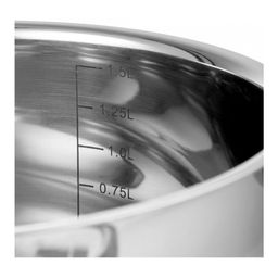 Кастрюля с крышкой Walmer Glasgow, 1.6 л, цвет хром  фото 5