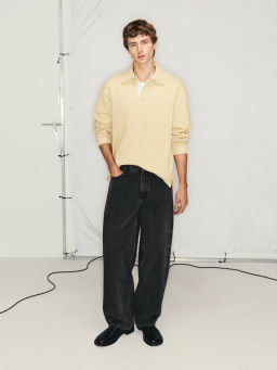 Джинсы baggy fit с переведенными швами / Zarina