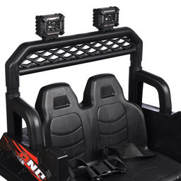 Электромобиль "Кросс" на аккумуляторе, с р/у управлением, в коробке (синий)