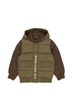 U. S. Polo Assn Пальто цвета хаки для мальчика - U.s. polo assn фото 4