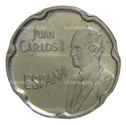 Монета 50 песет 1990 года Испания  Expo 92  Король Хуан Карлос I