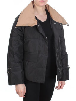 B2109 BLACK Куртка демисезонная женская R.LONYR (100 гр. синтепон)