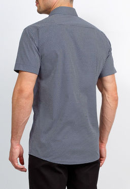 Сорочка мужская короткий рукав GREG 223/107/06/Z/1 STRETCH  фото 7