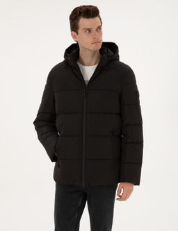 Siyah Kap__onlu Mont - Pierre cardin фото 3