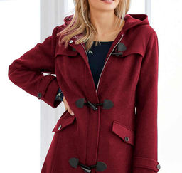 Пальто, темно-красное - Linea tesini фото 5