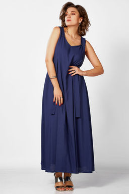 Платье BegiModa 1053 синий