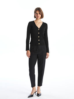 V Yaka Kad?n Triko H?rka