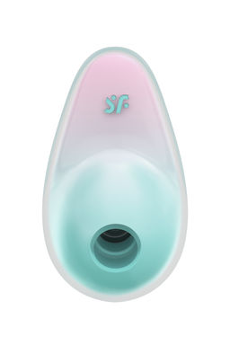 Вакуумный стимулятор клитора Satisfyer Pixie Dust, силикон, зеленый